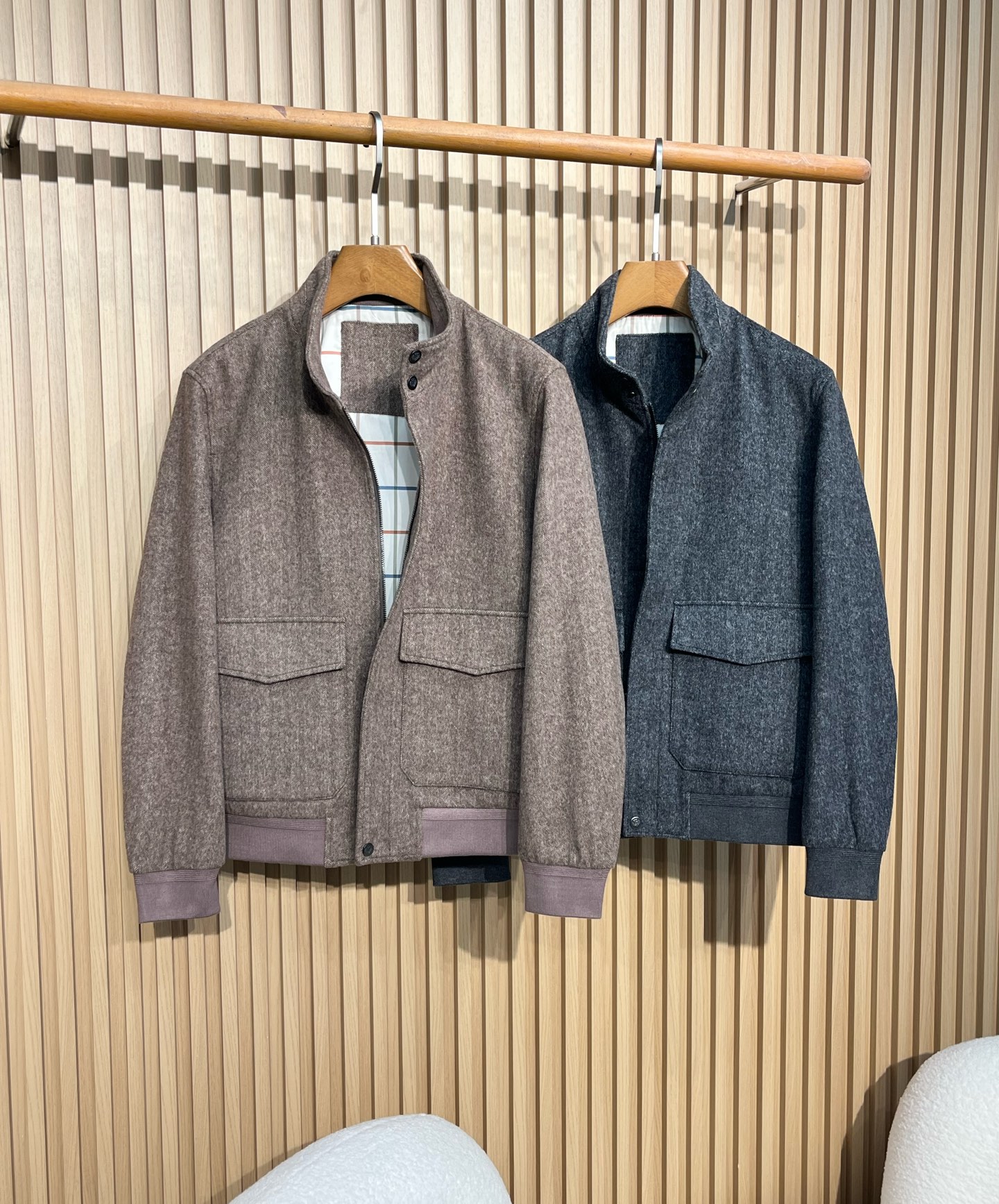 lP🆕75FW秋冬新款老钱风经典男士商务休闲立领薄棉夹克外套.！贸易公司渠道臻品，在面料选取和工艺方面都