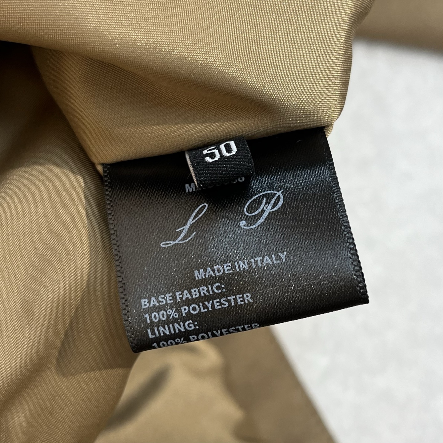 棉服 卡其色细节