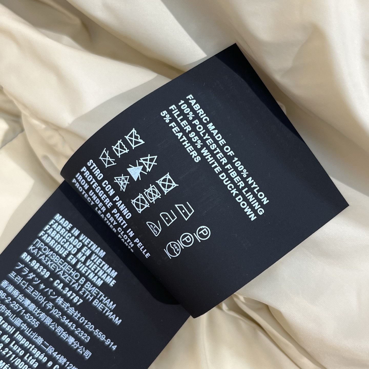 羽绒服 细节实拍