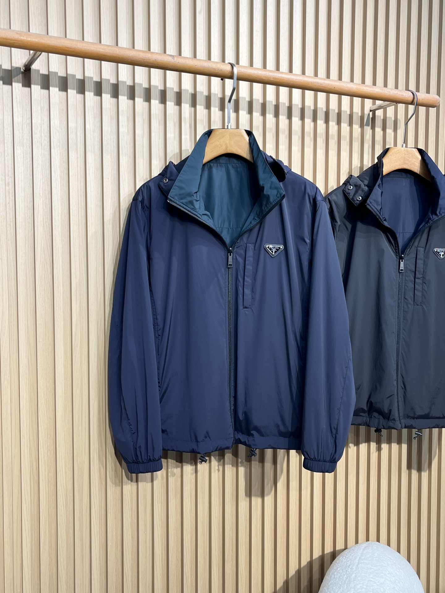 PRA25FW秋季新款科技面料双面穿男士可脱卸帽夹克外套！官方经典王牌单品！最新夹克双面外套，多明星穿搭