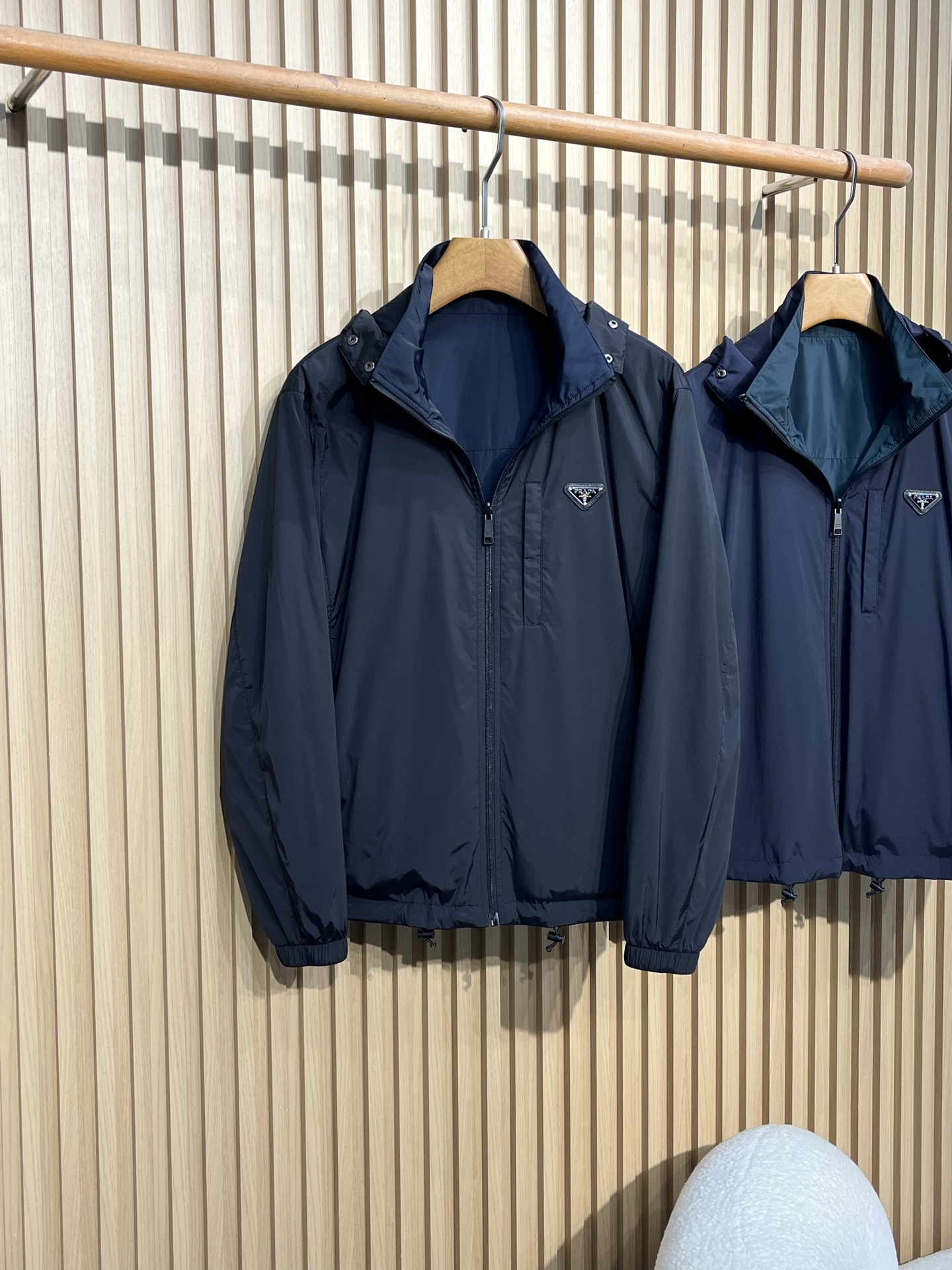 PRA25FW秋季新款科技面料双面穿男士可脱卸帽夹克外套！官方经典王牌单品！最新夹克双面外套，多明星穿搭