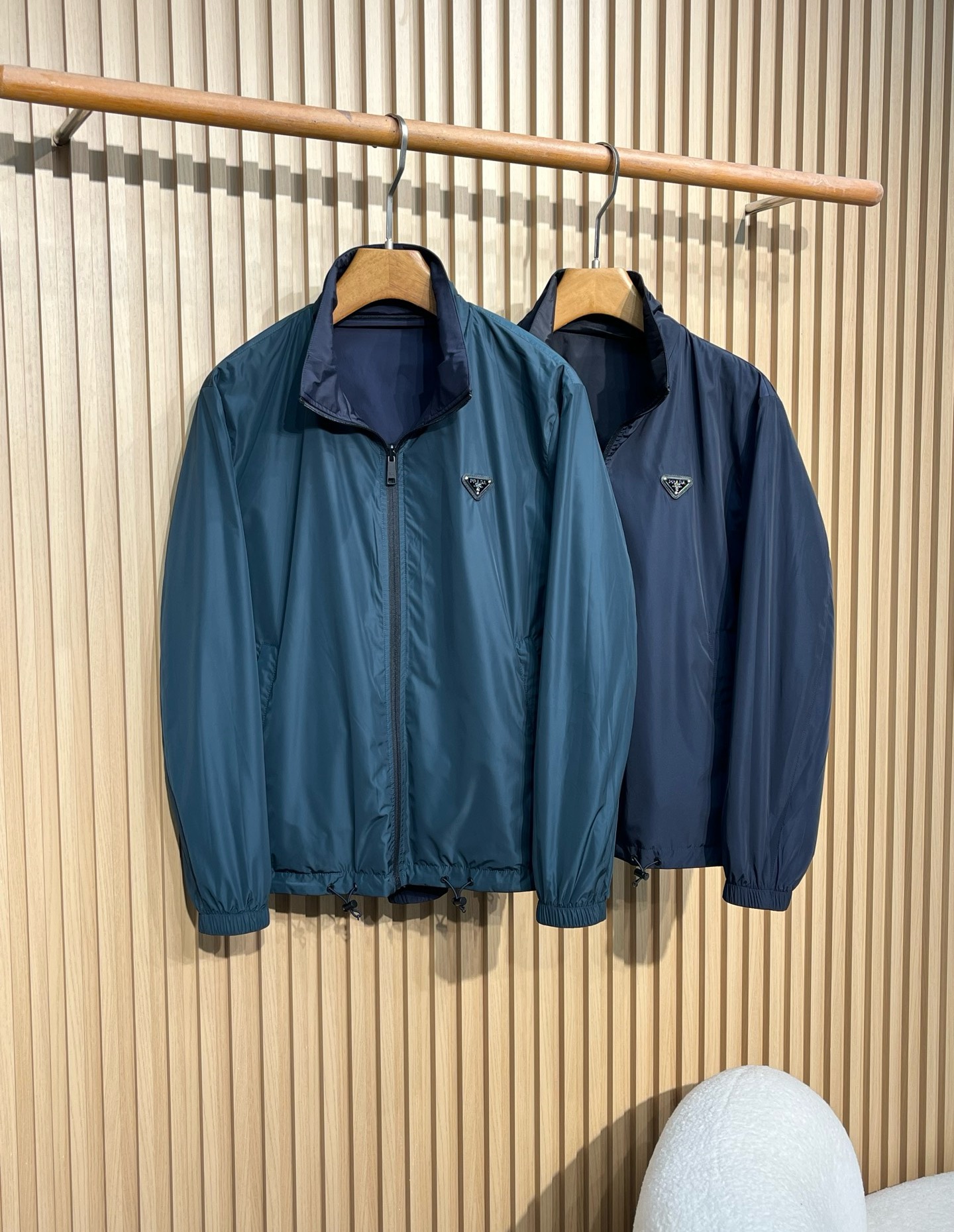 PRA25FW秋季新款科技面料双面穿男士可脱卸帽夹克外套！官方经典王牌单品！最新夹克双面外套，多明星穿搭