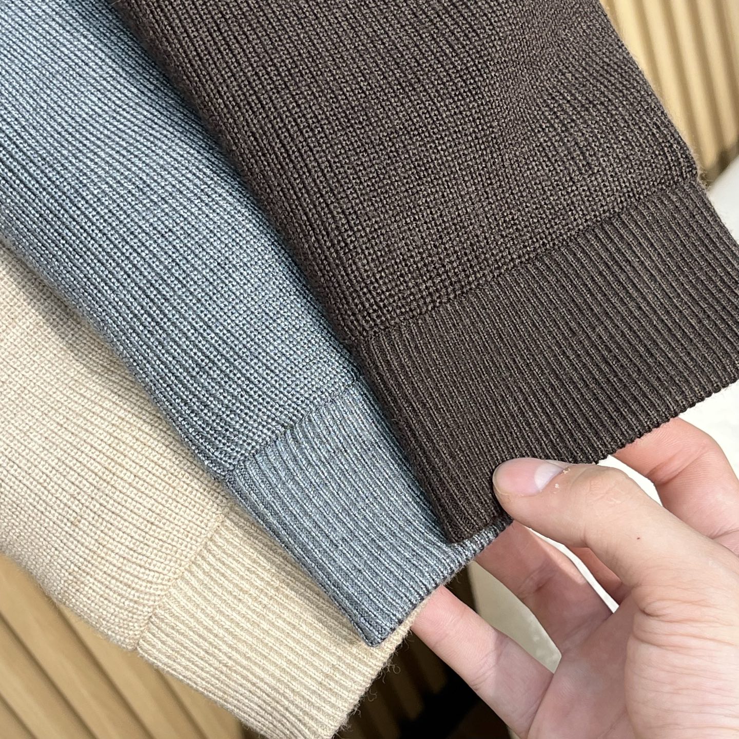 羽绒服 25FW秋冬出品新款！-ZEGN*A男士拼接立领羽绒服，羊羔毛面料，轻奢时尚潮流风格，颜值感满满