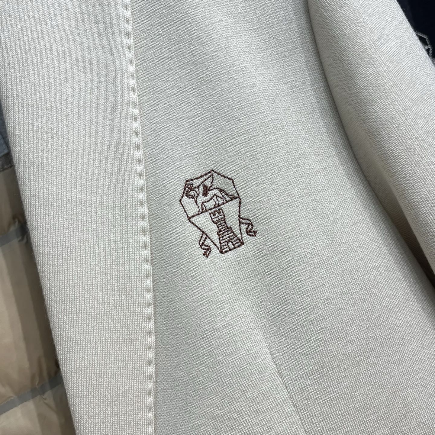 羽绒服 BC25FW秋冬新款进口羊毛混纺翻领羽绒服西服，男士刺绣标徽章商务休闲西装羽绒服外套！贸易公司渠