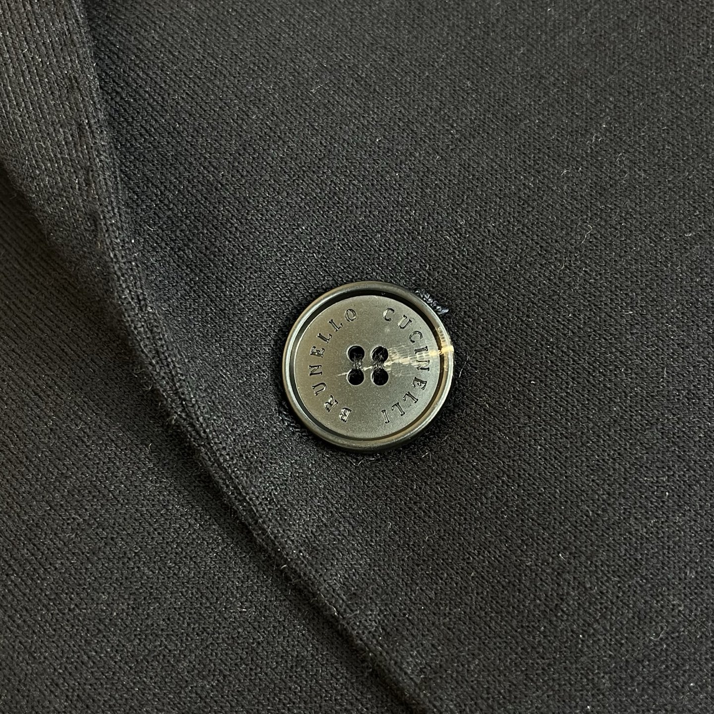 羽绒服 蓝色细节