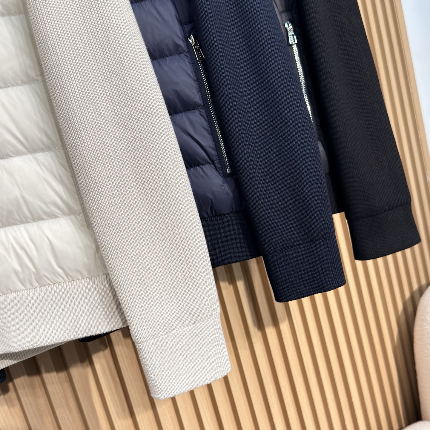 羽绒服 lP🆕-Loro Piana诺悠翩雅老钱风经典男士商务休闲针织羽绒服外套颇具意大利典型风格的时装