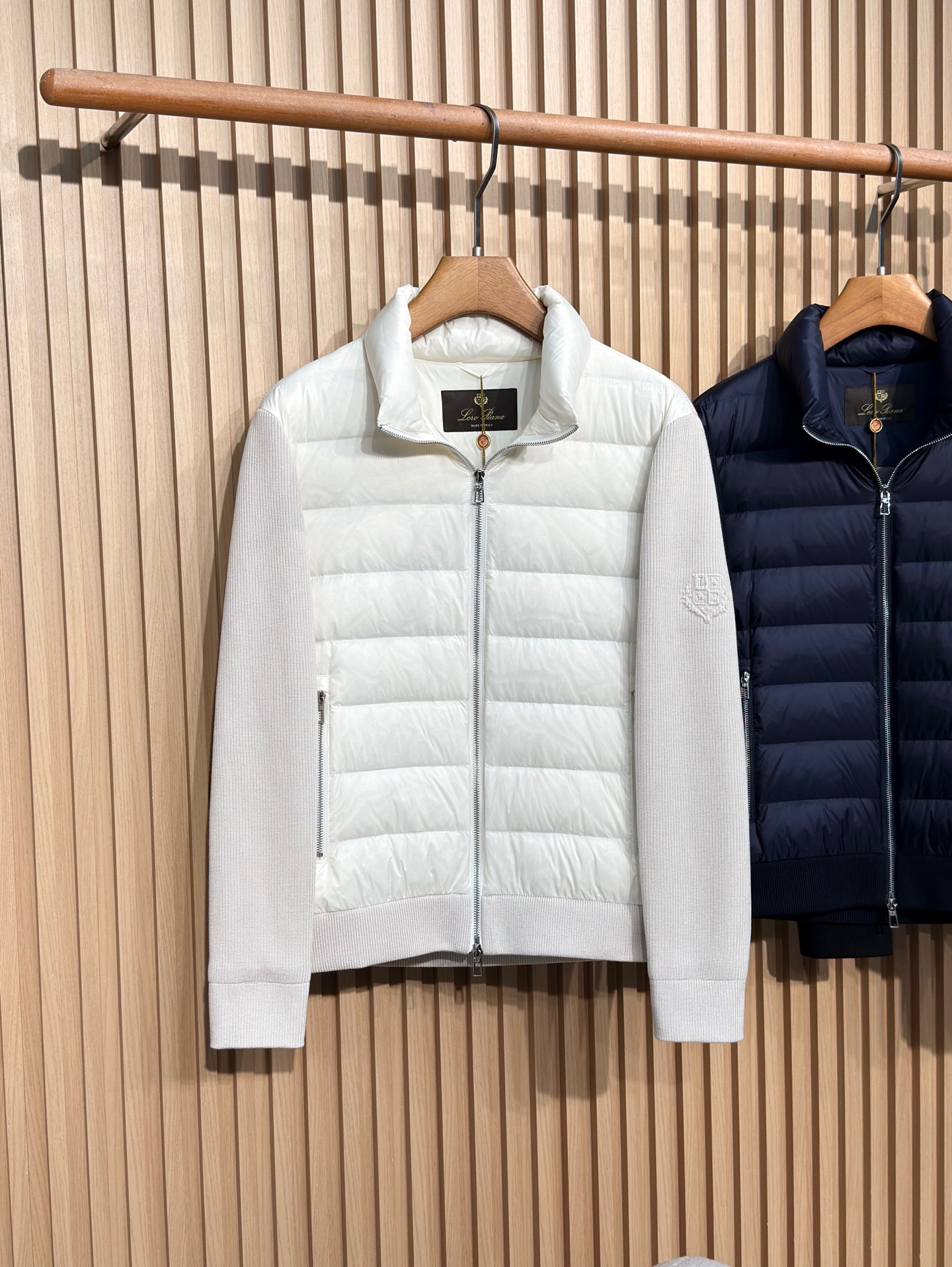 羽绒服 lP🆕-Loro Piana诺悠翩雅老钱风经典男士商务休闲针织羽绒服外套颇具意大利典型风格的时装