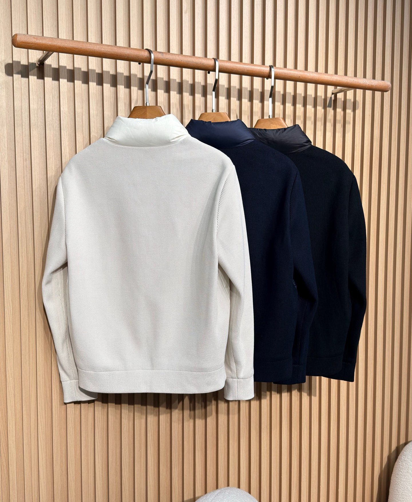 羽绒服 lP🆕-Loro Piana诺悠翩雅老钱风经典男士商务休闲针织羽绒服外套颇具意大利典型风格的时装