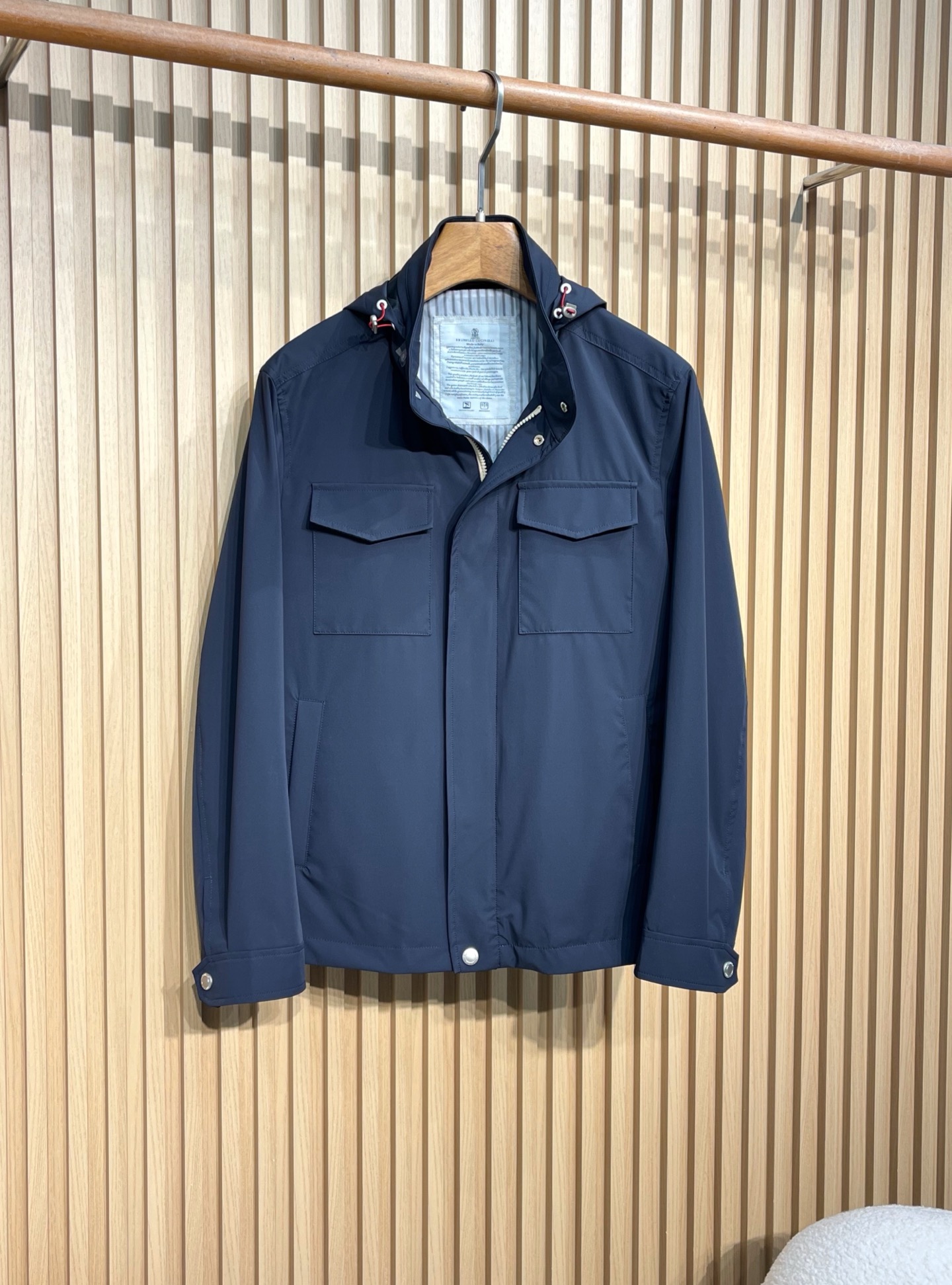 BC #2026春款 老钱🏠商务休闲立领夹克外套，开模定制五金配件 三标齐，尼龙 氨纶混纺面料，手感柔软