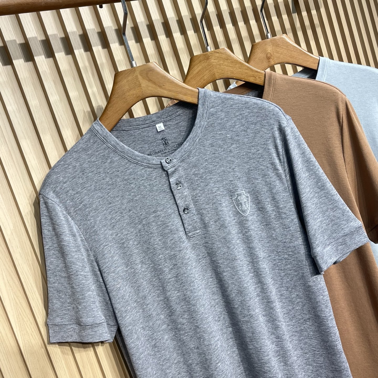 BC-Brunello Cucineli 2026春夏新款男士短袖T恤，众多明星都爱穿的时尚百搭单品！胸