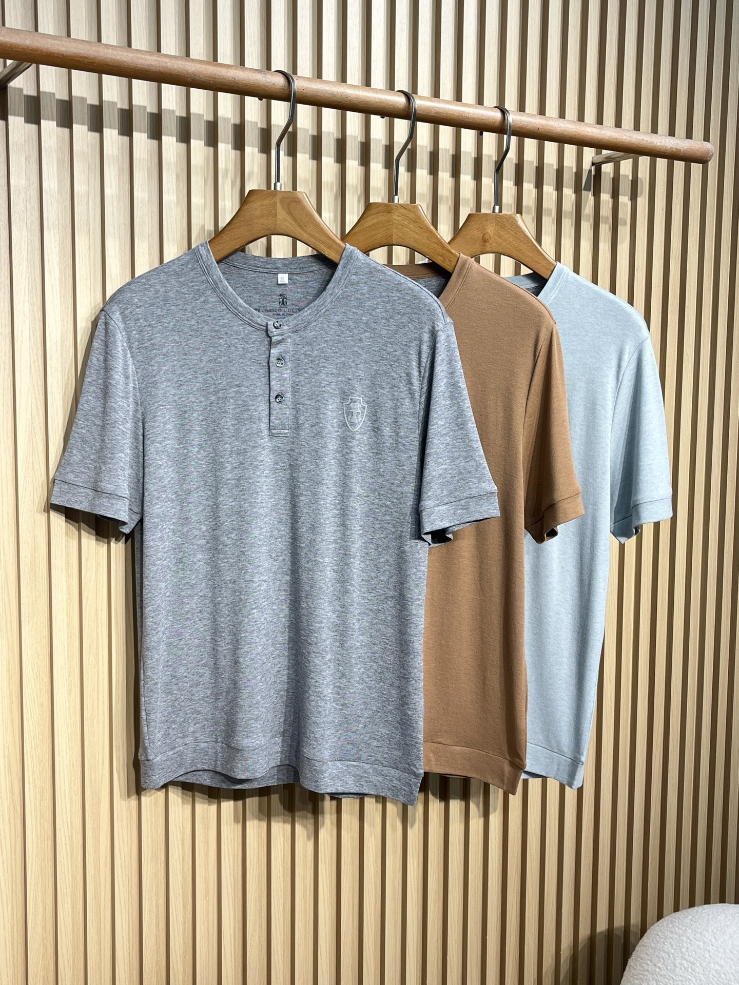 BC-Brunello Cucineli 2026春夏新款男士短袖T恤，众多明星都爱穿的时尚百搭单品！胸