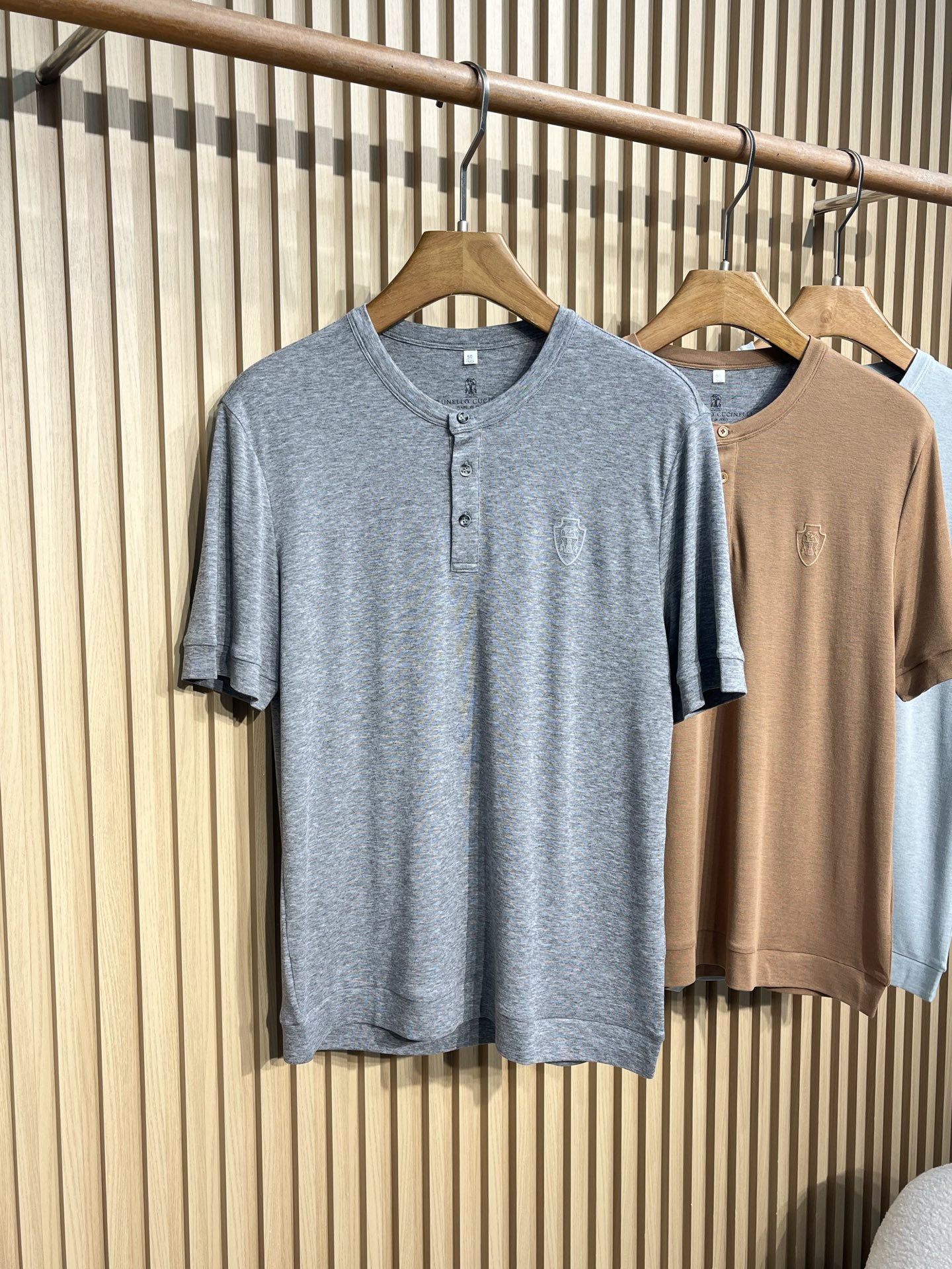 BC-Brunello Cucineli 2026春夏新款男士短袖T恤，众多明星都爱穿的时尚百搭单品！胸