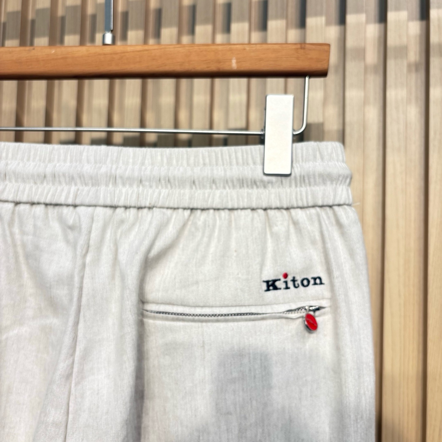 【96105】 kiton 春夏新品 亚麻长裤休闲商务小直筒休闲西裤，专柜主推款！！商务通勤皆可轻松驾驭