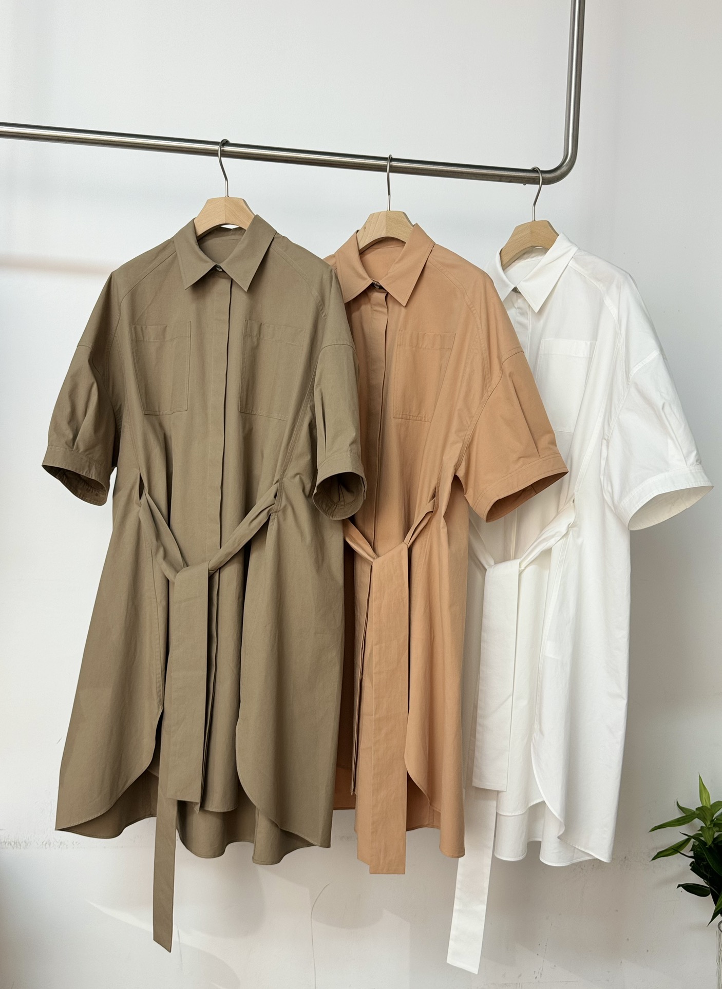 Brunello Cucinelli-Inspired Belted Cotton Shirt Dress - Versatile Chic 3 i1715871180 137 2