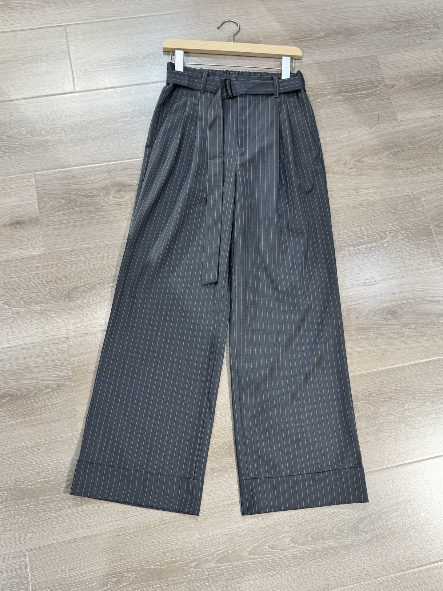 Brunello Cucinelli Wool Pinstripe Sequin-Collar Shirt & Pants Set 5 i1750425861625 9816 0 4