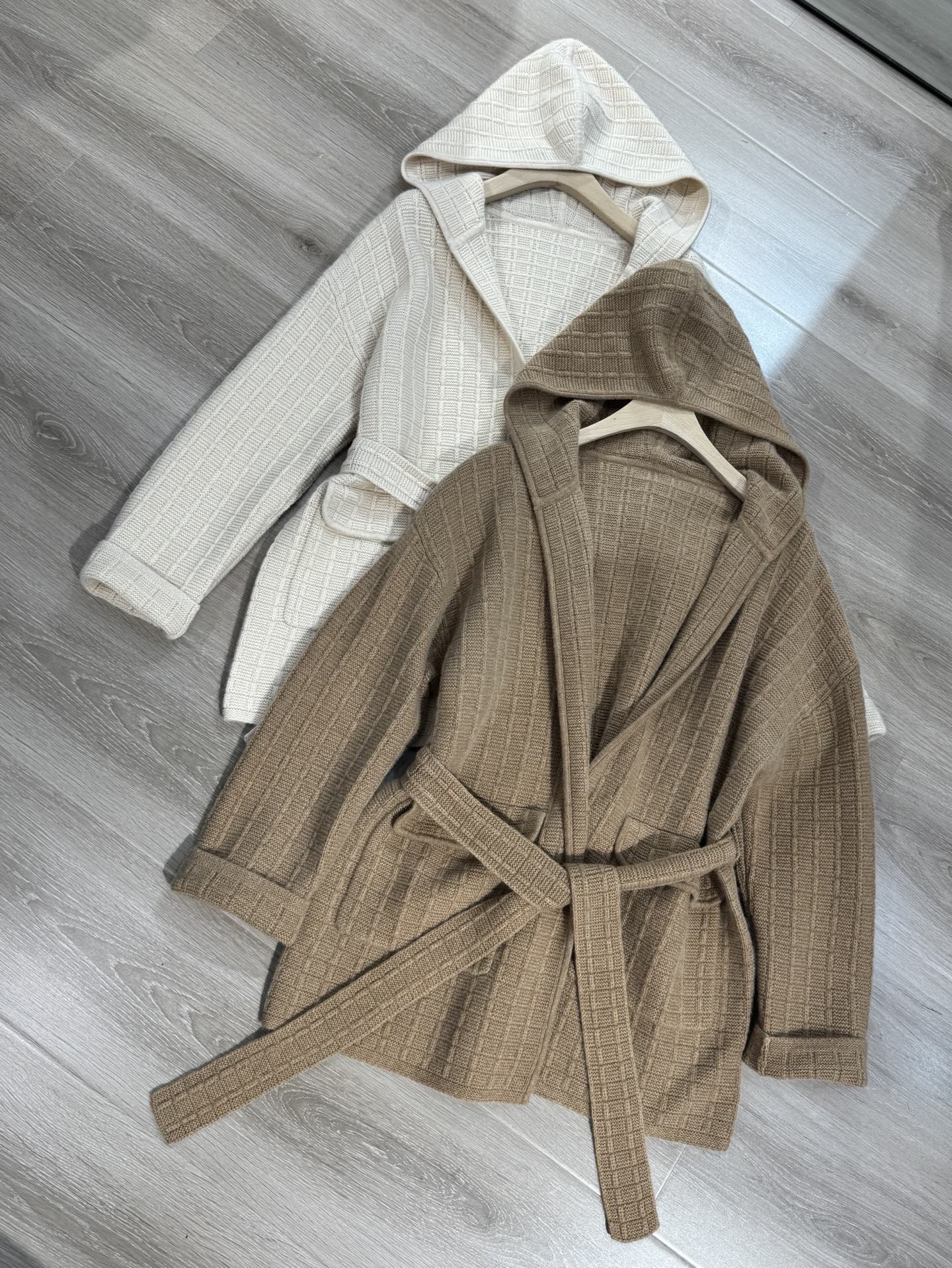 Loro Piana Cárdigan con Capucha de Cachemira para Mujer