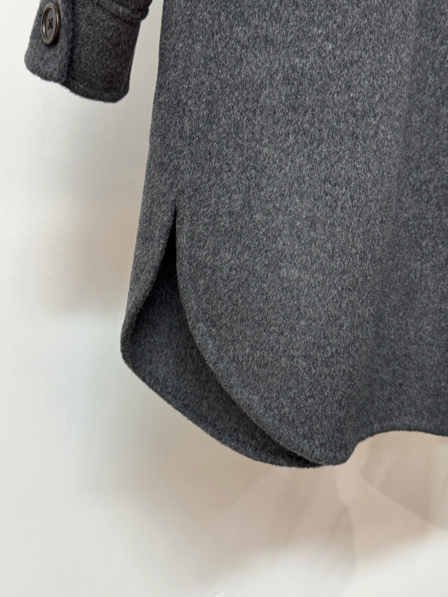 Elegant Women's Double-Faced Wool Cashmere Coat with Asymmetrical Zipper 7 i1756096191031 3648 0 9
