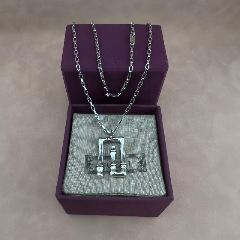 Gucci 竹节项链 高級感あふれるデザイン