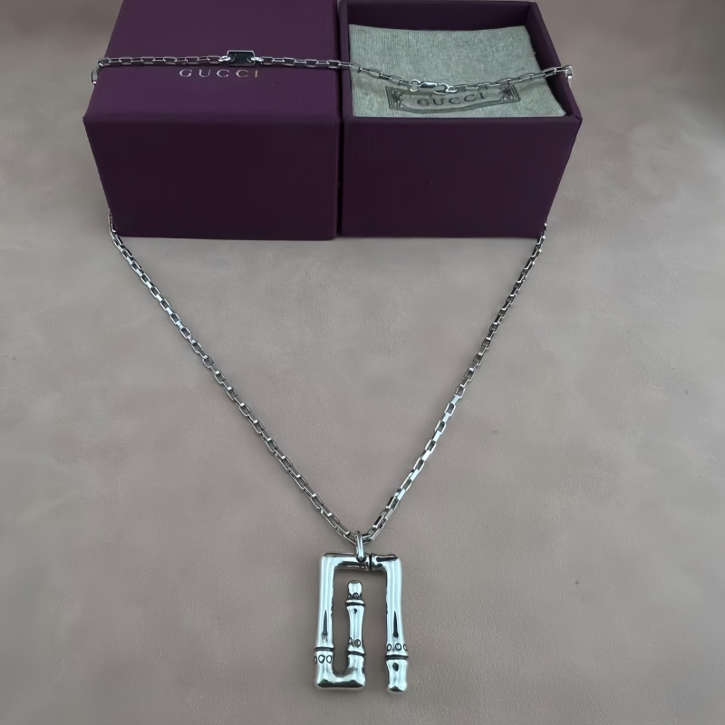 Gucci 竹节项链 高級感あふれるデザイン