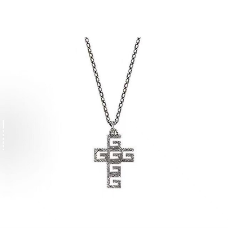 NO:589989,GUCCI pattern cross necklace, fine jewelry, gucci, necklace19860909GUCCI花纹十字架项链,饰品精品,gucci,necklace,Jewelry