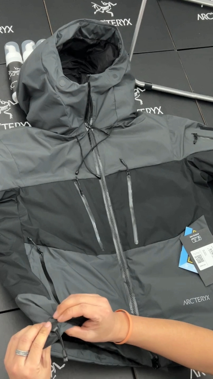 Arcteryx Kleding Bontmantel Splijten Unisex Wintercollectie System