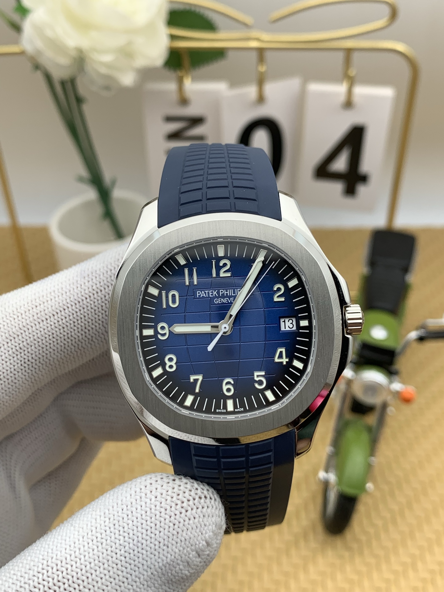 NO:386645,3k Patad Grenade Blue Disk 5168g,198609093k 百达手雷蓝盘5168g,,Watch