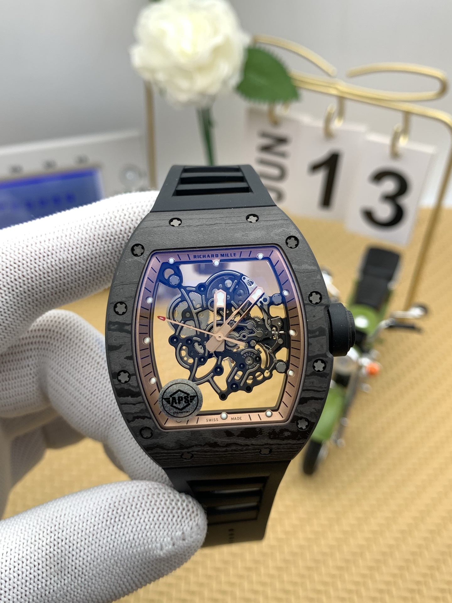 NO:386643,aps Richard Miller RM,19860909aps 理查德米勒rm,,Watch