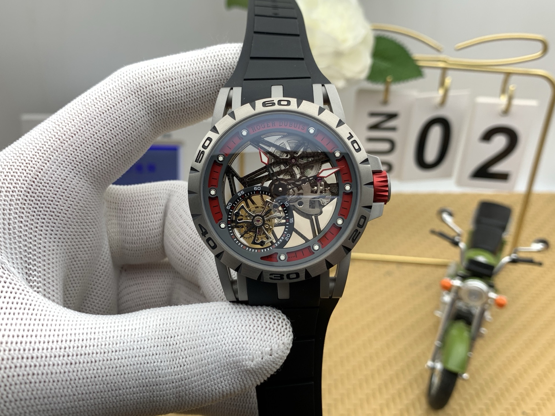 NO:386763,YS Roger Dolby Hollow Tourbillon,19860909YS 罗杰杜比镂空 陀飞轮,,Watch