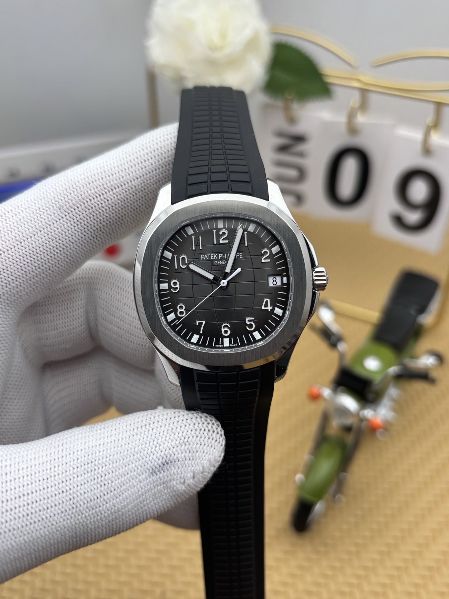 NO:386957,3k Patek Philippe Black Disk Grenade, Patek Philippe198609093k 百达翡丽黑盘手雷,,patek philippe,Watch
