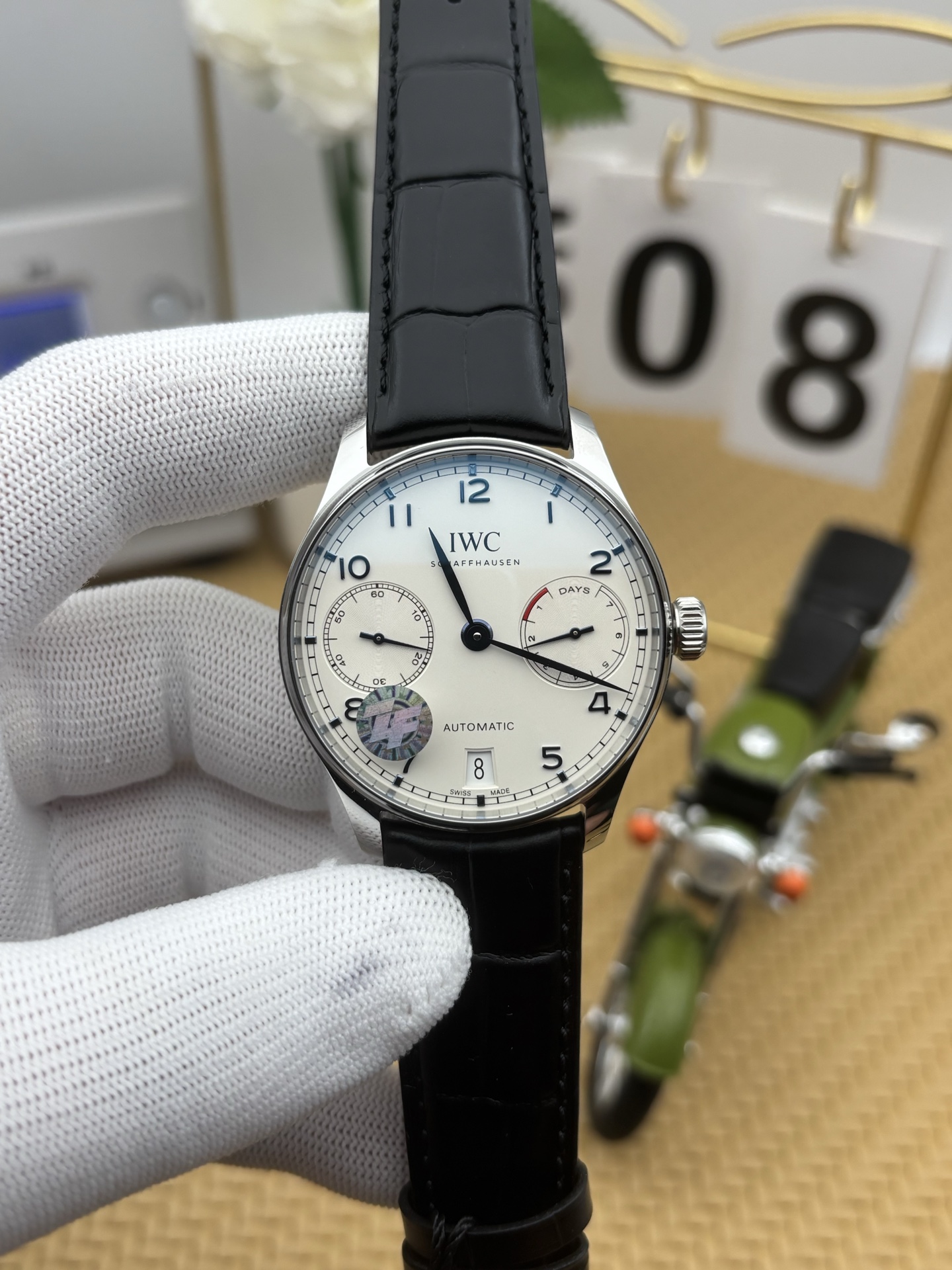 NO:386931,zf blue needle Pu Qi,19860909zf 蓝针葡七,,Watch