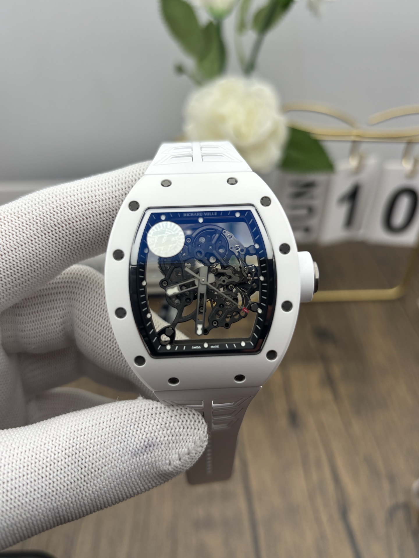 NO:386918,zf rm white ceramics,19860909zf rm白陶瓷,,Watch
