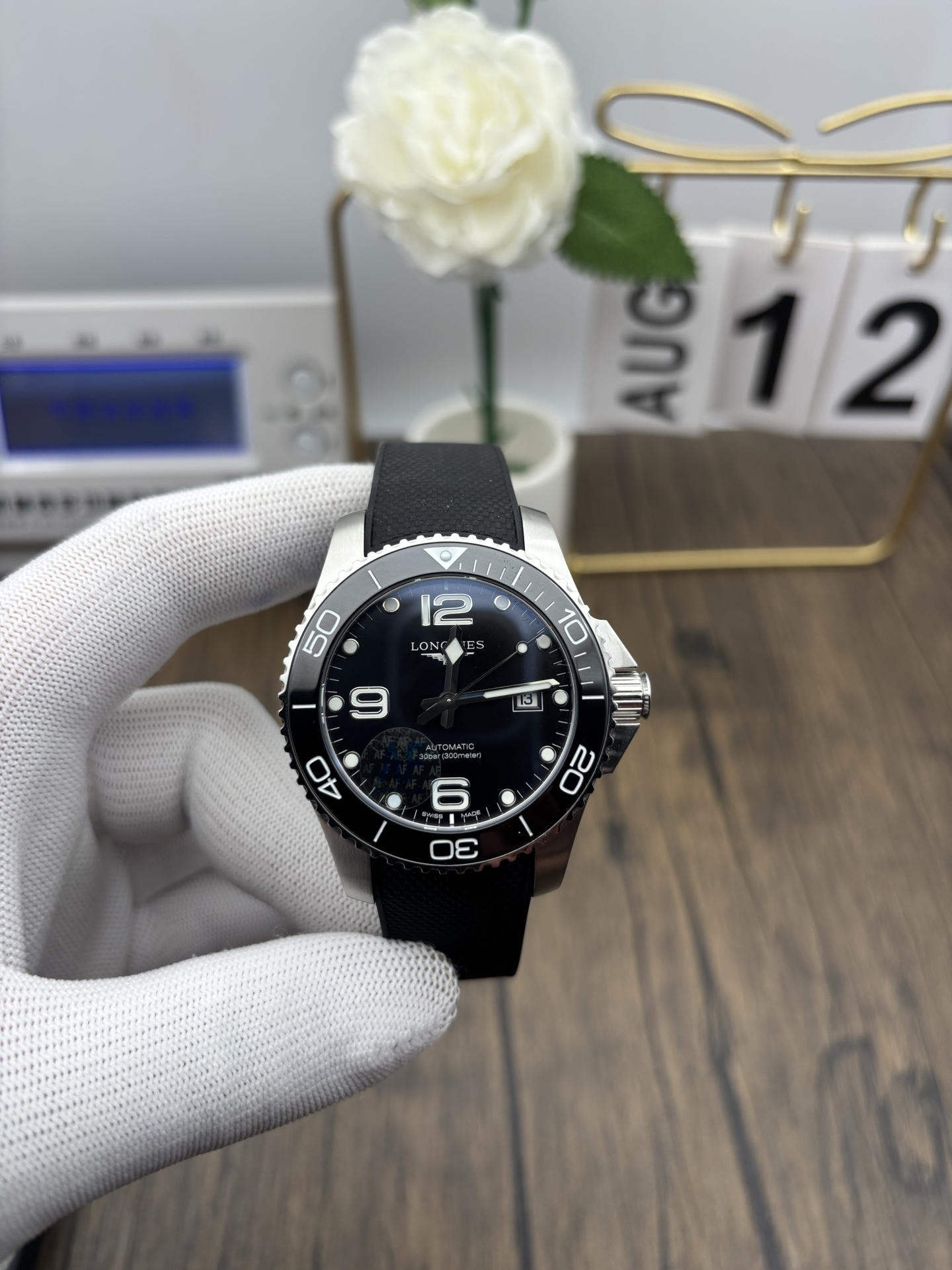 NO:386857,af Concas black disc 43mm,19860909af 康卡斯黑盘43mm,,Watch