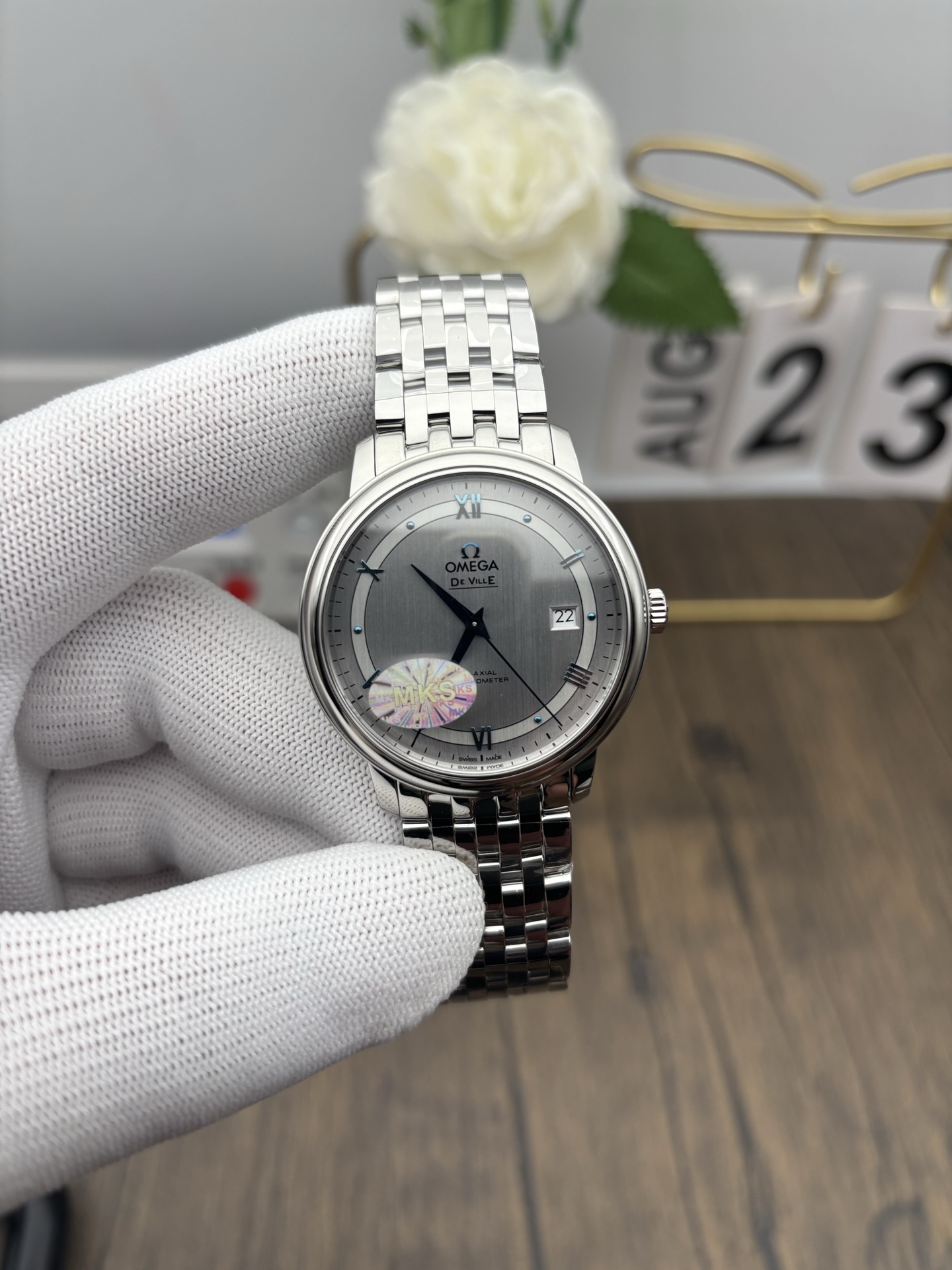 NO:387050,mks Omega Butterfly Series 39.5MM, omega19860909mks 欧米茄蝶飞系列39.5MM,,omega,Watch