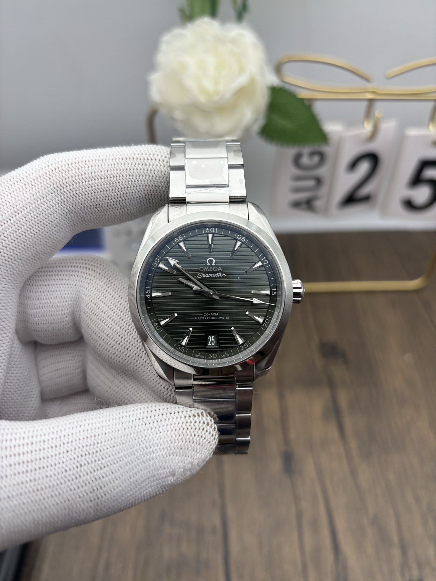 NO:387030,VS Seahorse Teak Green,19860909VS 海马柚木绿,,Watch