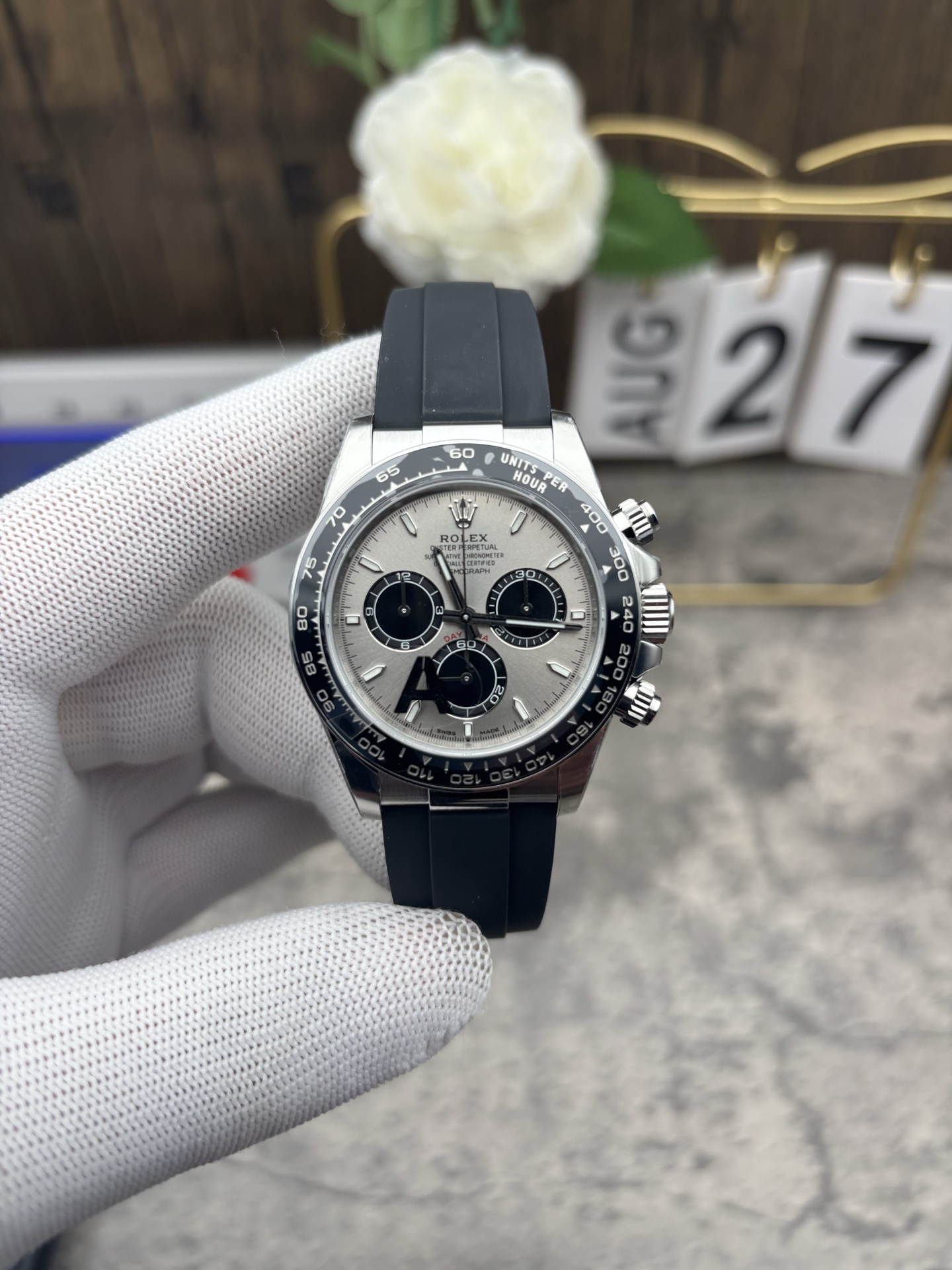 NO:387007,VS 4131 Gray Gum Di counterweight,19860909VS 4131灰胶迪配重,,Watch