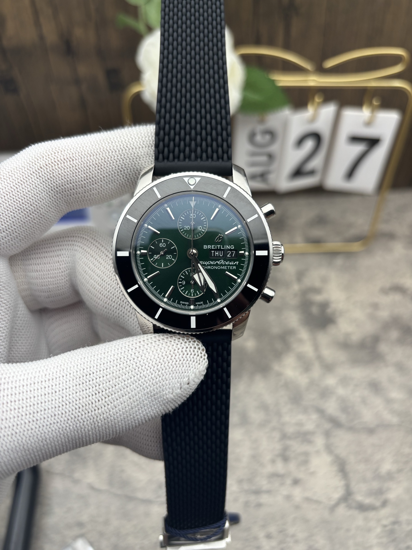 NO:386995,bls Breitling Super Ocean Dual Calendar Time Series, breitling19860909bls 百年灵超级海洋双历计时系列,,breitling,Watch