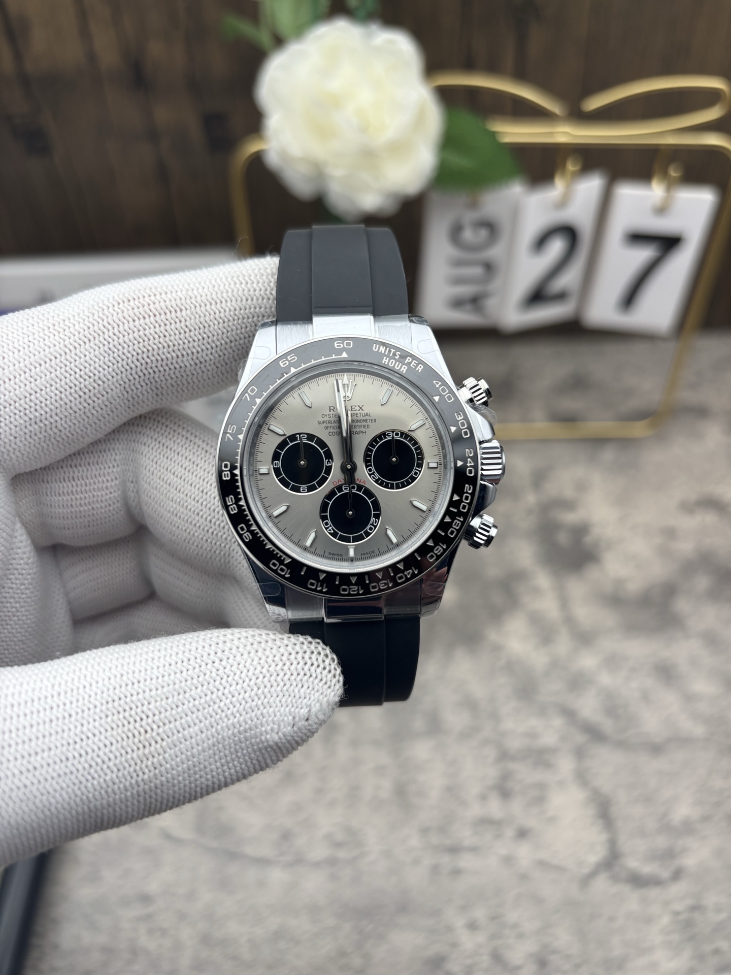 NO:387062,qf 4131 counterweight gray glue di,19860909qf 4131配重灰胶迪,,Watch