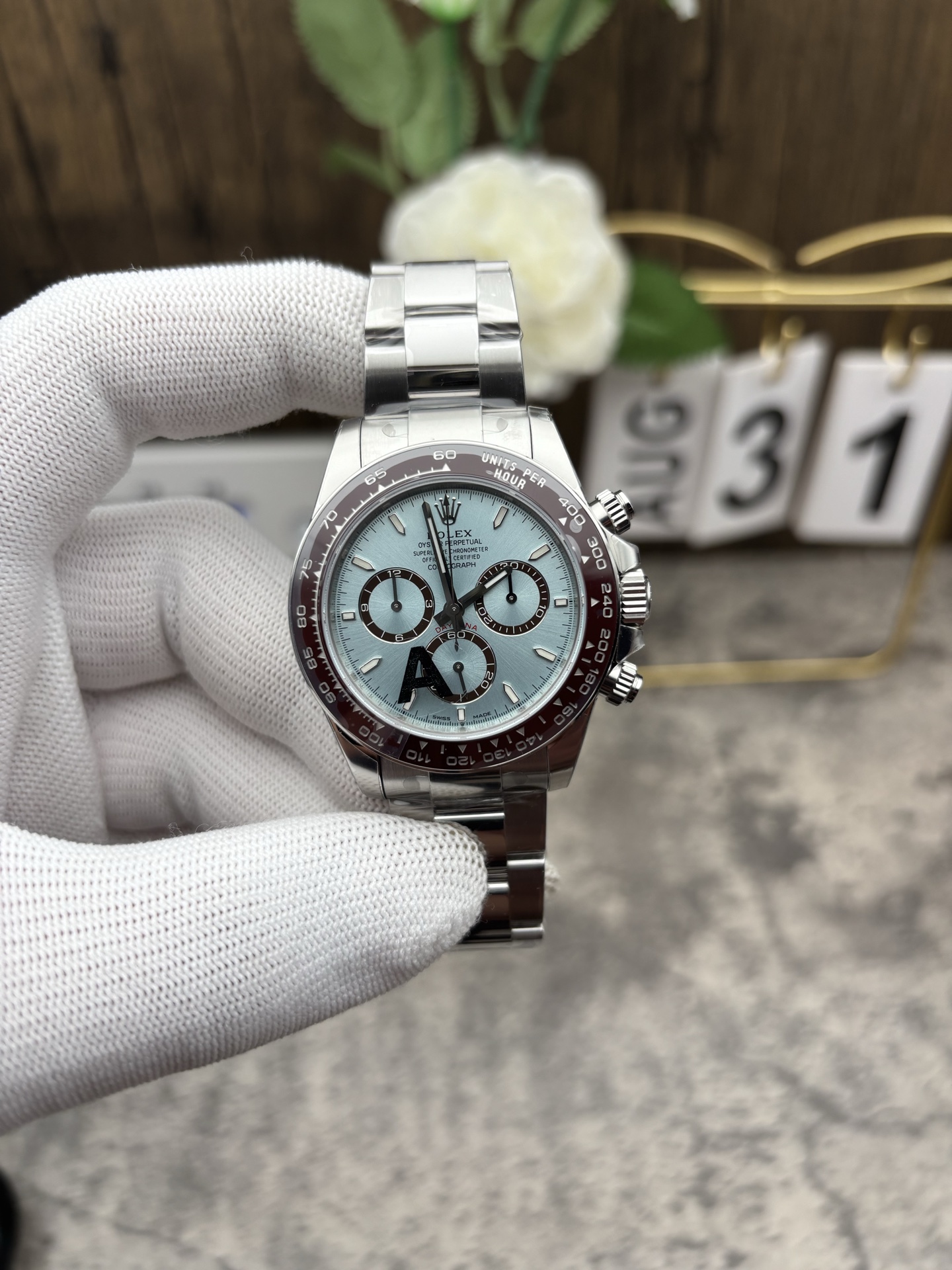 NO:386972,VS 4131 Binglandi,19860909VS 4131冰蓝迪,,Watch