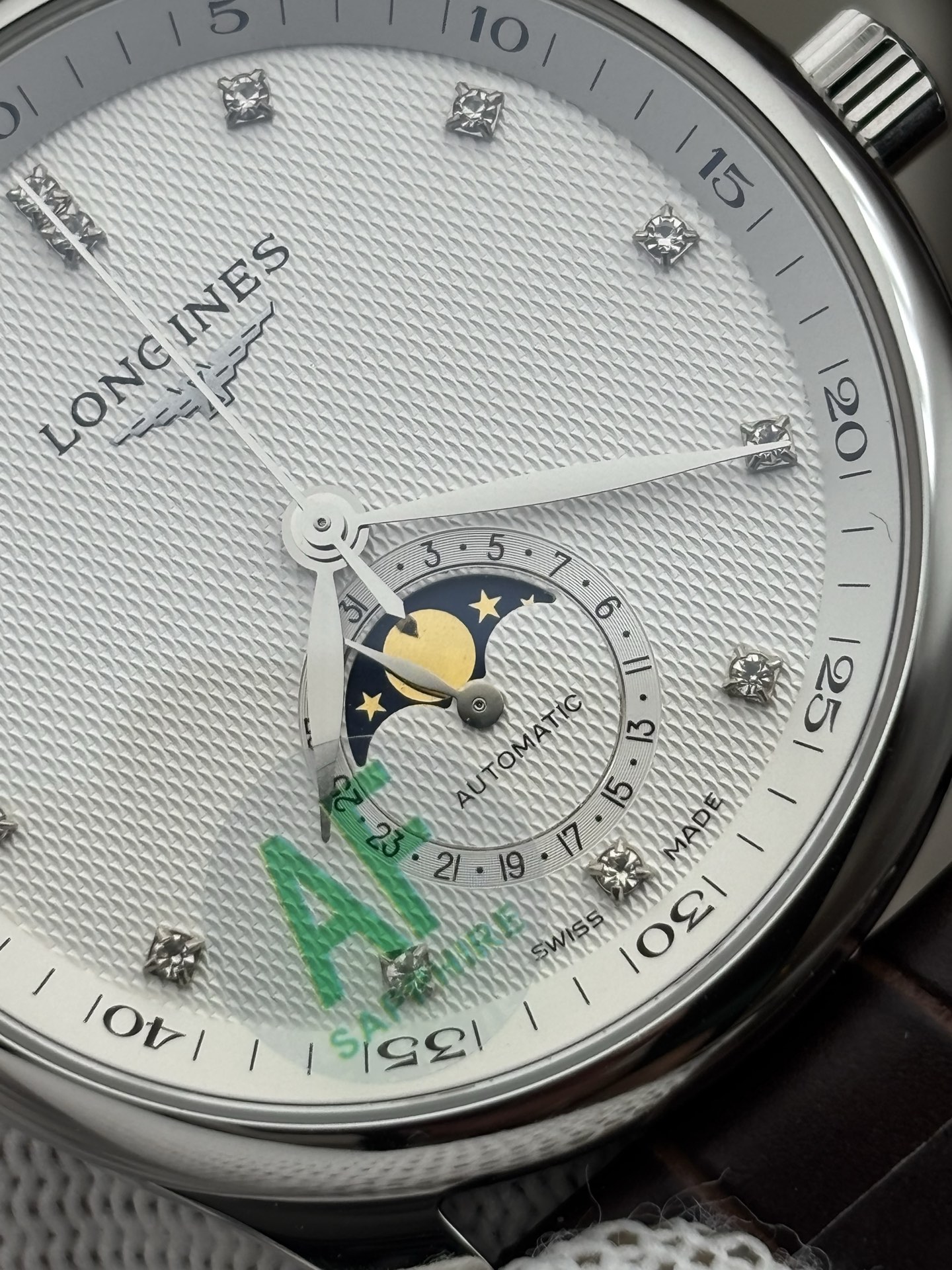 NO:387226,af Longines famous craftsman moon phase, longines19860909af 浪琴名匠月相,,longines,Watch