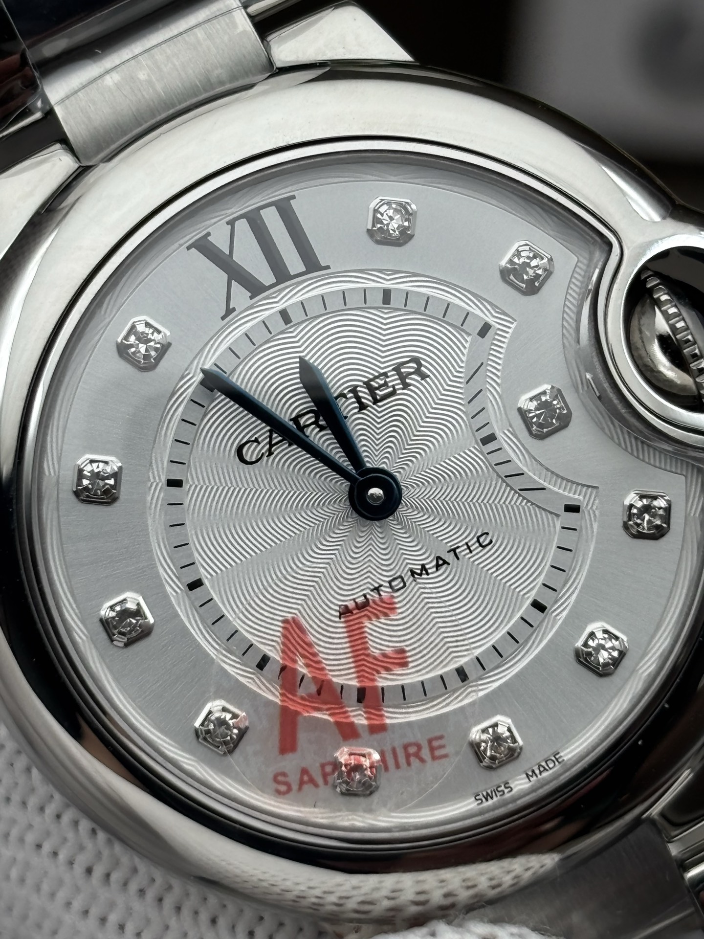 NO:387144,af 33 diamond engraved blue balloon,19860909af 33钻刻蓝气球,,Watch