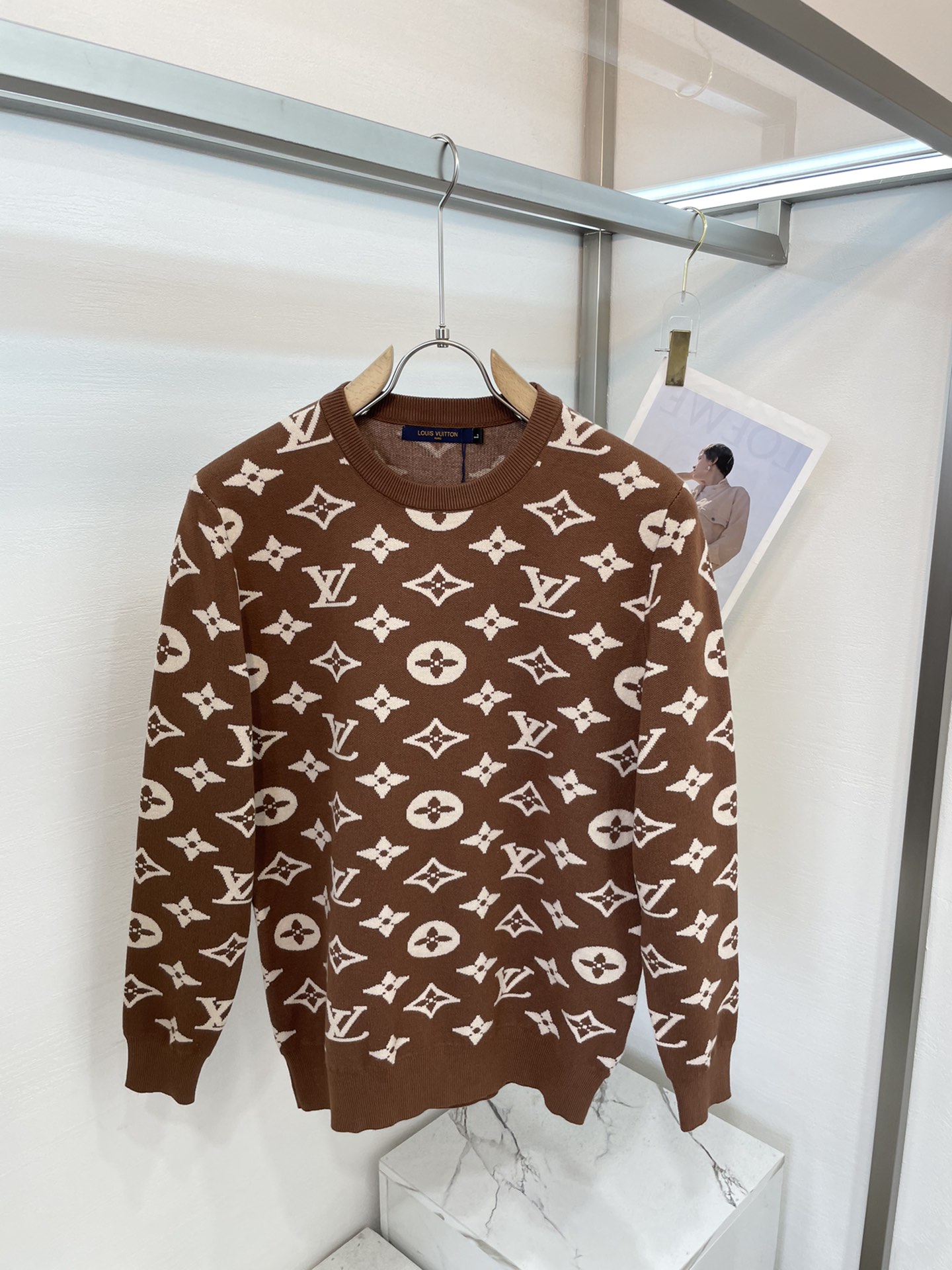 We Curate The Best
 Louis Vuitton Clothing Knit Sweater Sweatshirts Knitting Wool Fall/Winter Collection