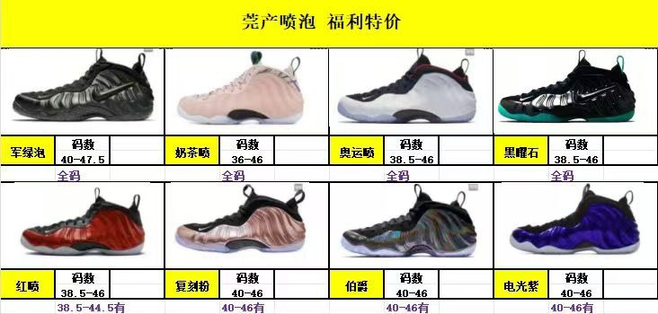 Nike Air Foamposite One Collection - Double Zoom, Carbon Fiber - Top Quality