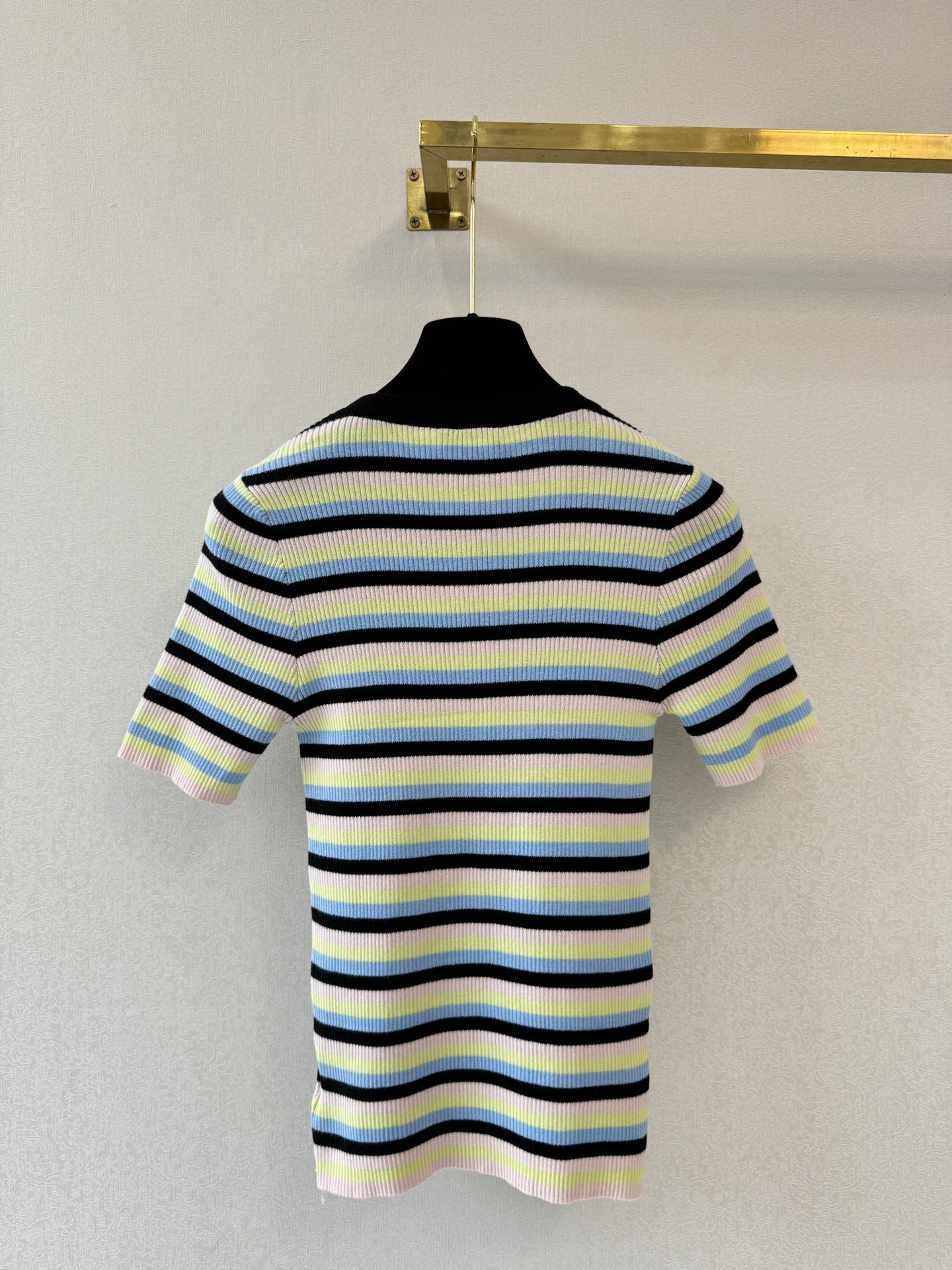 小香新品上架🛒🛒条纹圆领短袖💗💗实拍图🆕🆕