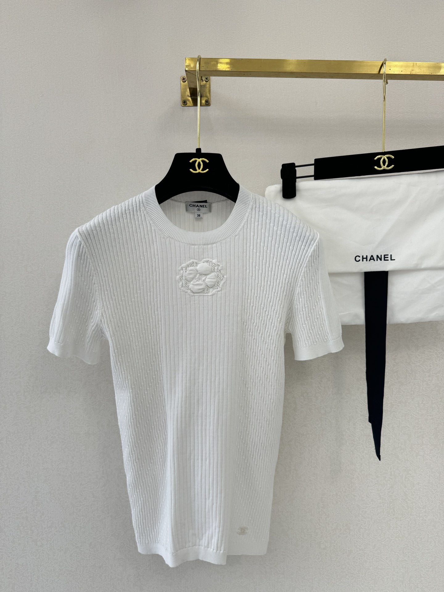 小香顶级版本🆕🆕圆领短袖💗💗实拍图🆕🆕三色3码