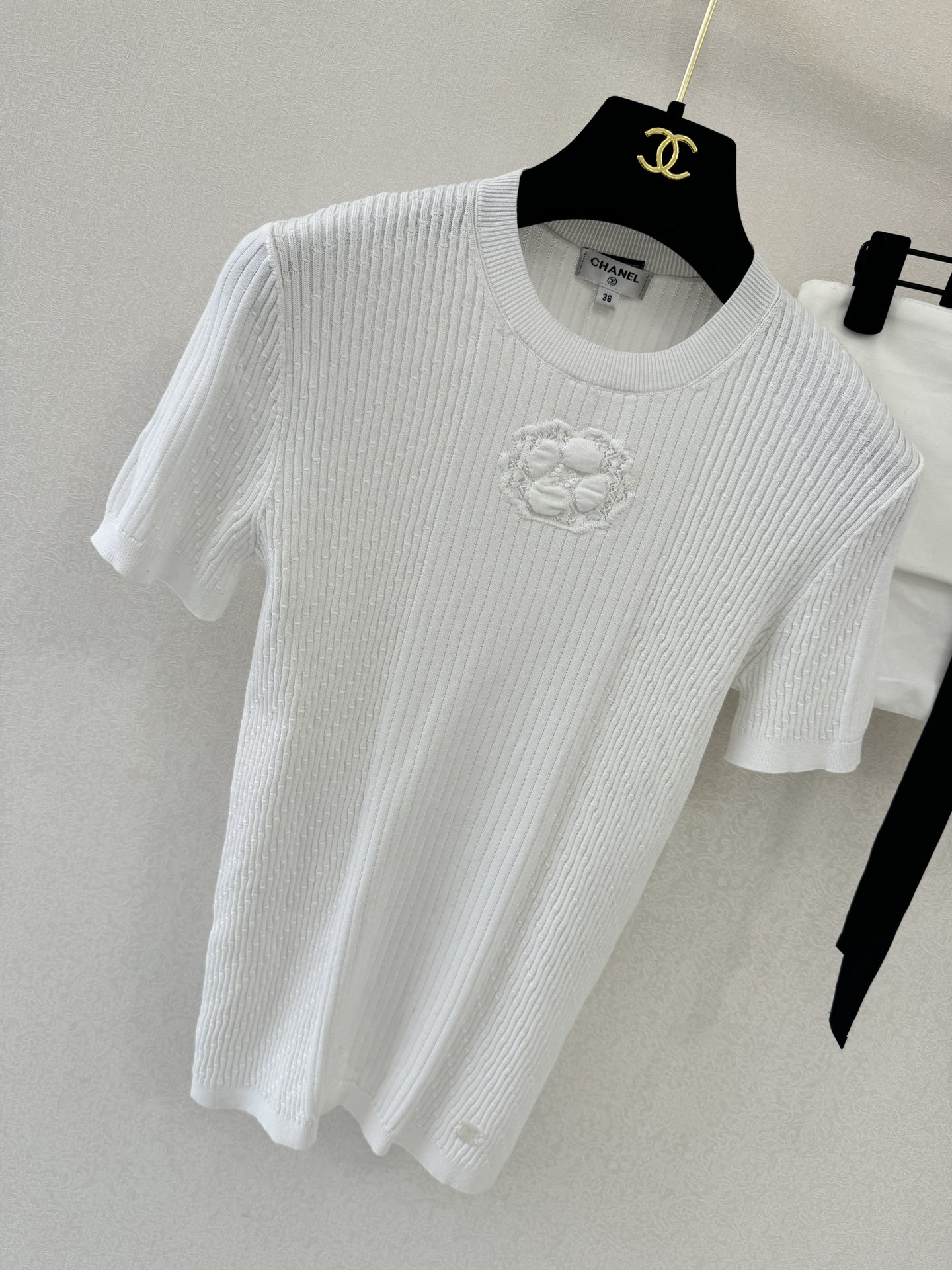 小香顶级版本🆕🆕圆领短袖💗💗实拍图🆕🆕三色3码