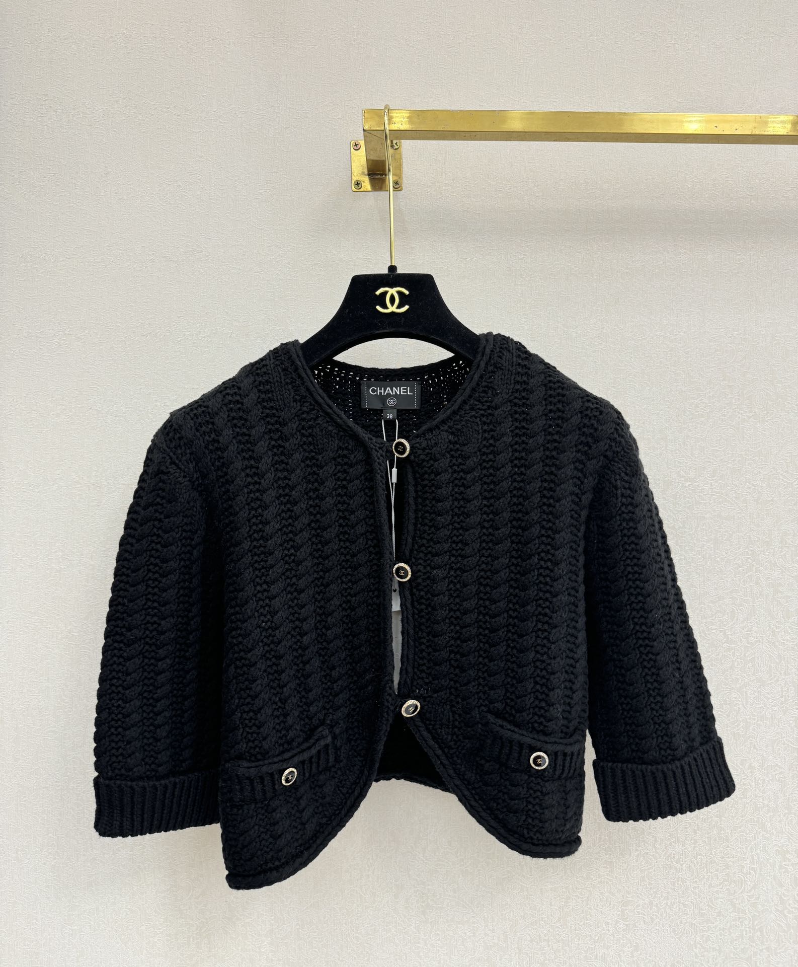 小香高版本新品🆕🆕圆领开衫💗💗实拍图🆕🆕两色3码