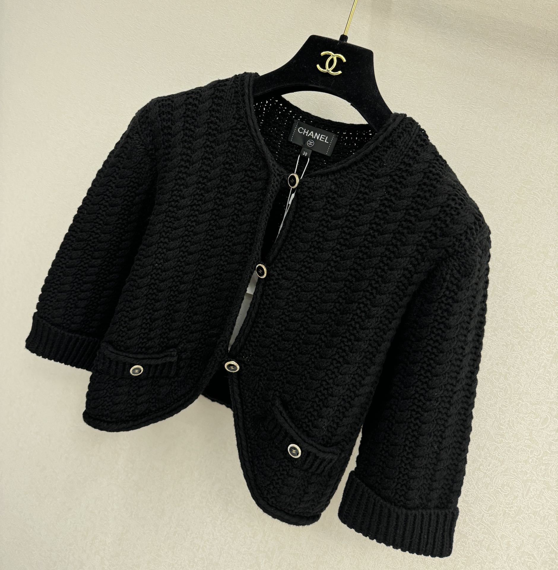 小香高版本新品🆕🆕圆领开衫💗💗实拍图🆕🆕两色3码