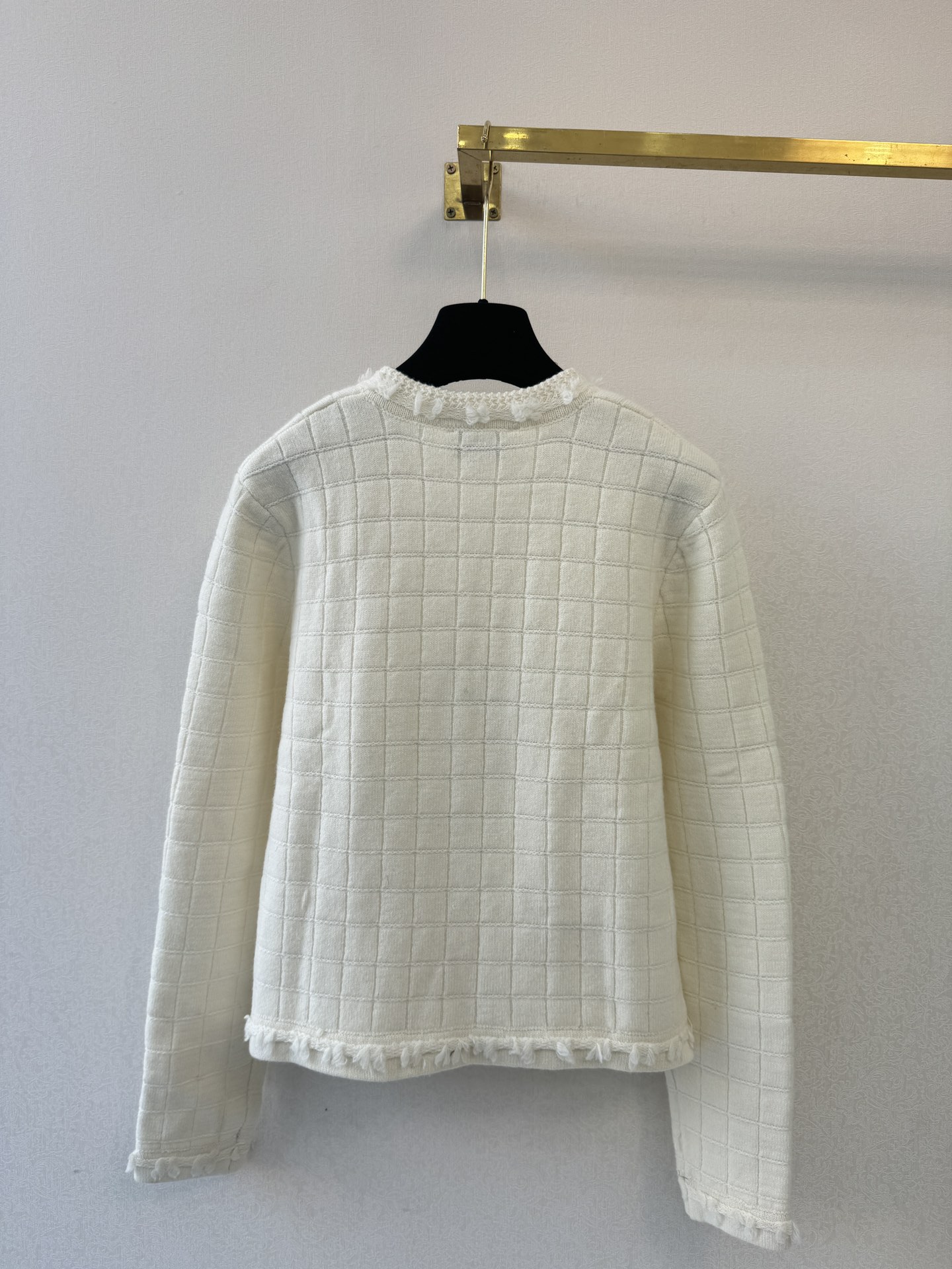 小香26P新品🆕🆕圆领纽扣开衫💗💗实拍图🆕🆕三色3码