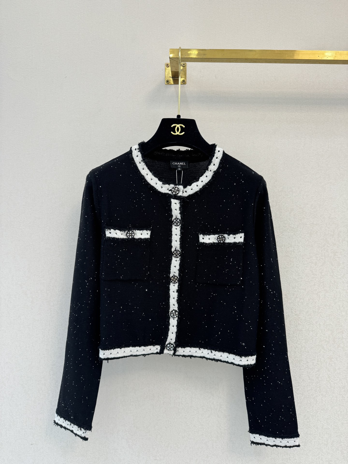 小香新品🆕🆕圆领长袖开衫💗💗实拍图🆕🆕