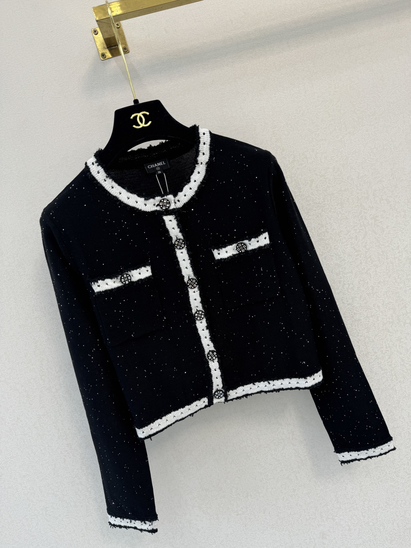 小香新品🆕🆕圆领长袖开衫💗💗实拍图🆕🆕